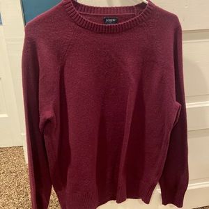 J Crew burgundy sweater medium